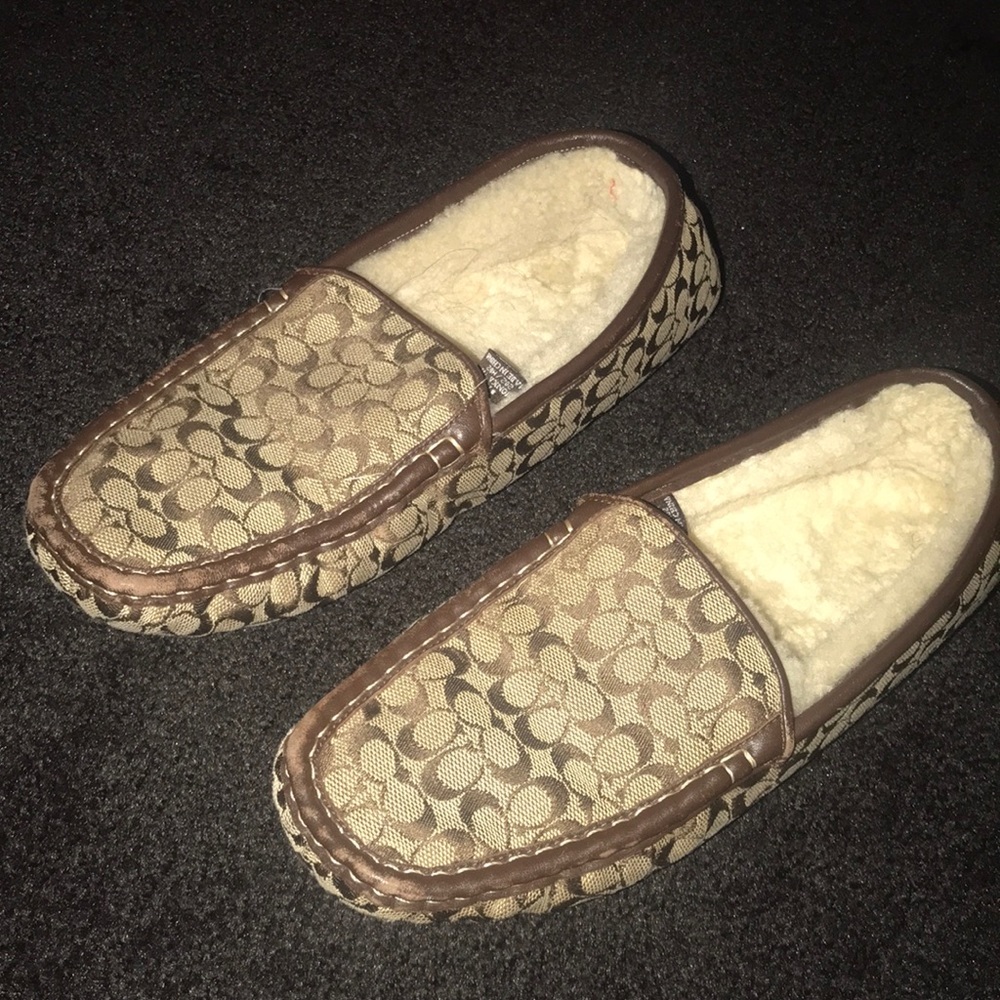 Coach slippers